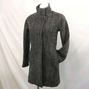EXPRESS long wool coat black XS